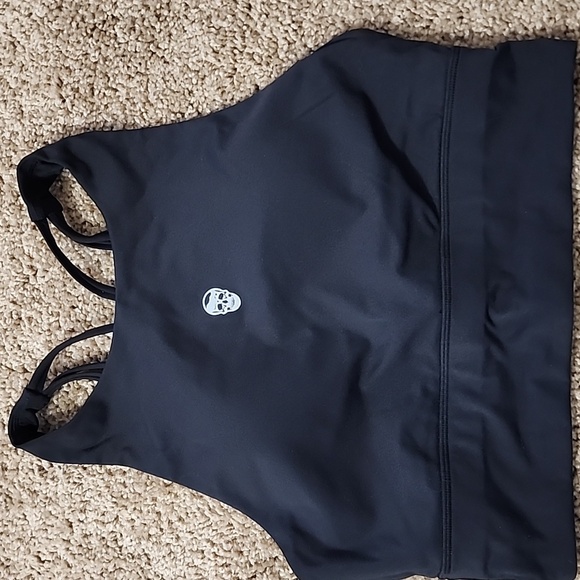 REVIVE HIGH NECK BLACK Sports Bra By GYMREAPERS - Picture 7 of 9